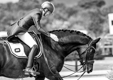 Mary Hanna and Ivanhoe. Image by One Eyed Frog Photography.