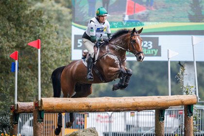 Ryan Wood and Cooley Flight competing for Australia at the Nations Cup event in Boekelo. Image by Libby Law Photography.
