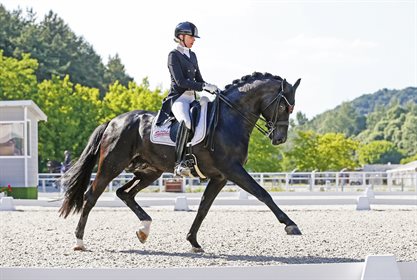 Simone Pearce and Destano will be in action for next weekend's Grand Prix. © Anett Somogyva´ri