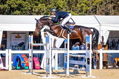 James and Eurostar on their way to winning the Victorian senior title earlier this year at Werribee. © One Eyed Frog Photography
