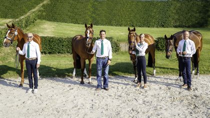 The successful Australian team at Millstreet. Image: FEI/Libby Law Photography