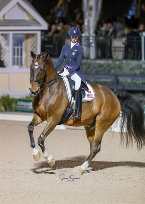 Michael Klimke and Harmony’s Diabolo - © Susan J Stickle/AGDF (not for re-use)