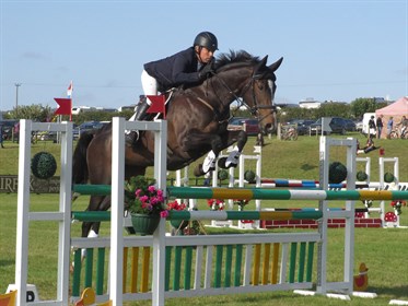 Sam Griffiths and Annaghmore Valoner in the CCI4*S.  © Burnham Market International