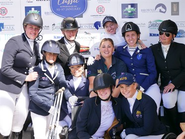 All Para-Equestrian athletes at Boneo Classic 2019 © Equestrian Australia