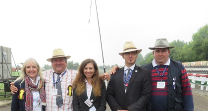 Andrea Webb & the Stewarding team at Mezoheyges, Hungary. © EA