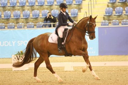 Challenger Jacaranda and Rochelle King-Andrews in their first GP Freestyle - © Roger Fitzhardinge