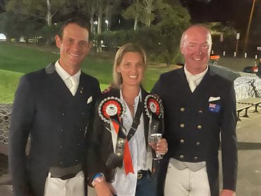 Dave McKinnon, Kylie Riddell and Matthew Dowsley. Image: Roger Fitzhardinge.