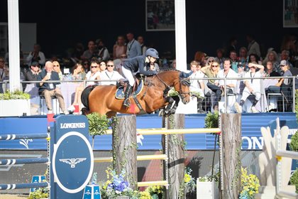 Edwina Tops-Alexander on Fellow Castlefield in the LGCT Grand Prix of London. © Michelle Terlato Photography