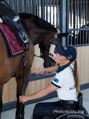 Emma Booth and Zidane - © Photoability