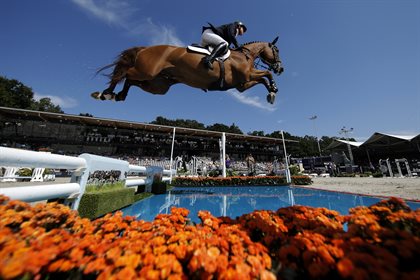 Jos Verlooy of Belgium riding Igor. © Dean Mouhtaropoulos/Getty Images for FEI