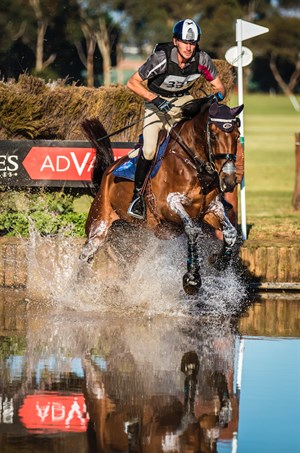 Stuart Tinney and Celebration were consistant throughout the CCI2* to finish on their dressage score of 26.30 - © Geoff McLean/Gone Riding Media