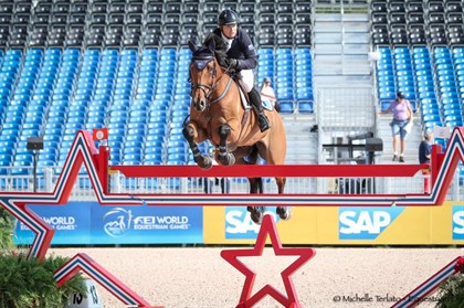 Jamie Kermond and Yandoo Oaks Constellation in the speed class - © Michelle Terlato