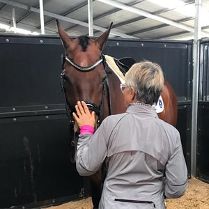 Jane was always at competitions with Des.