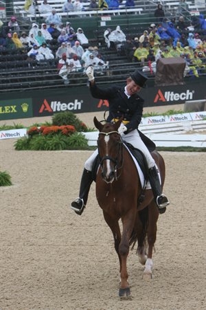 Jaybee Alabaster and Rachael Downs at the 2010 WEG in Kentucky. Image: Roger Fitzhardinge.