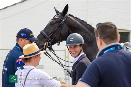 Elliot Patterson and Santiago. Image: Australian Equestrian Team/Kirsty Pasto