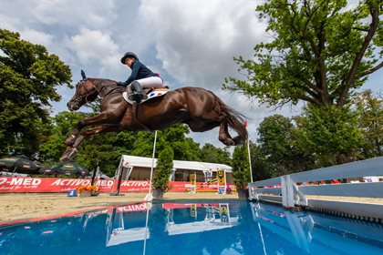 Boyd Exell winner of the FEI Driving World Cup 2019 Stuttgart, Germany © FEI /Lukasz Kowalski