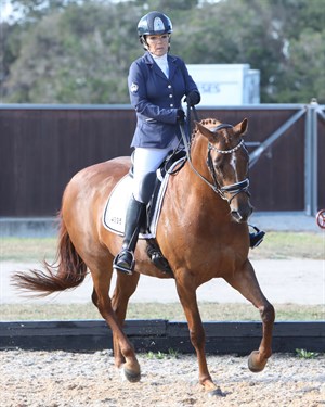Mandy Parsons and Zhia before winning the Freestyle at Boneo Park. © Roger Fitzhardinge