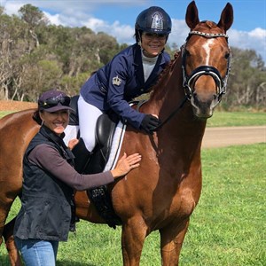 Mandy Parsons and Zhia. Photo supplied.