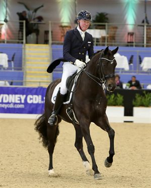 Matthew Dowsley and Fribaldi, winners of the CDI PSG. Image Roger Fitzhardinge. (2)