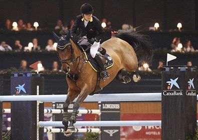 Edwina Tops-Alexander and Vinchester. © FEI/ Manuel Queimadelos/Oxer Sport