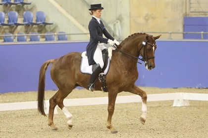 Robali Razzamatazz and Robbie Mckinnon scored 70.27% to be 5th in the GP Freestyle - © Roger Fitzhardinge