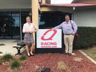 Sally was invited to deliver her plans to the Queensland Minister for Racing © Sally Kirkwood