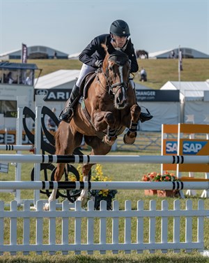 Sam Griffiths and Billy Liffy in the showjumping - © William Carey.jpg