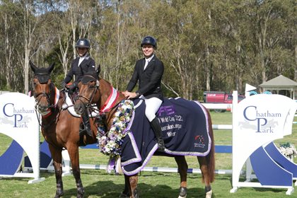 Sam Overton and Oaks Cassanova. © Summer Showjumping Classic