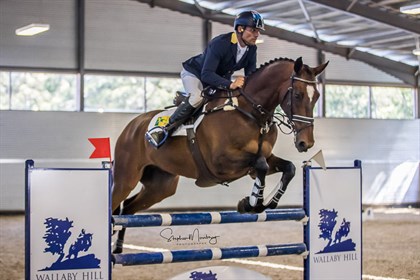 Shane Rose and Virgil, winners of the Wallaby Hill CCI4*S. © Stephen Mowbray