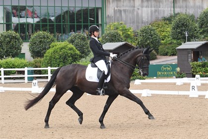 Soraya Rogers and Evita I at Hartpury's Festival of Dressage © Kevin Sparrow Photography
