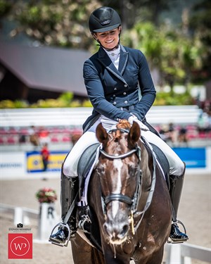 Mary Hanna and Calanta, 2018 Boneo Classic.  © FEI/Stephen Mowbray