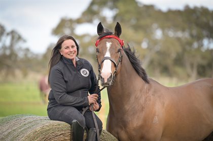 Successful show competitor Fiona McIntyre has been announced as a new Off The Track Ambassador. © Racing Photos