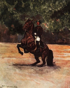 The Levade. © Ludwig Koch
