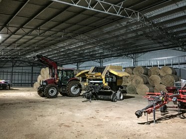 The hay shed. © Robyne Smith