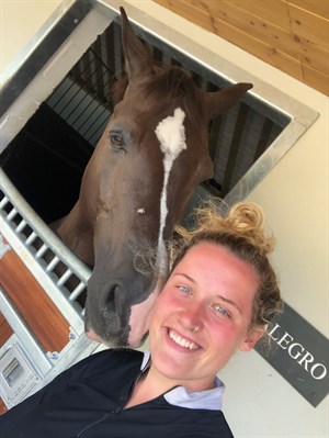 Tilda and Valegro sharing a moment