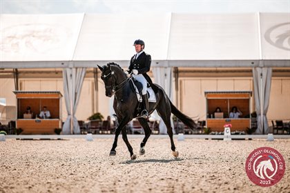 Warwick McLean and Hendrix 11 at Olomouc CDI3* 2022. © Equine Sport Center Olomouc
