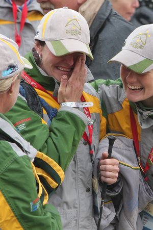 Helen Bray in Kentucky, 2010. Helen was Basti's groom during his career with Rachael. Image: Roger Fitzhardinge.